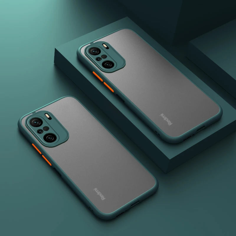 For Xiaomi POCO F3 Case Hard Transparent Matte shockproof Protective Back Cover case for xiaomi Redmi K40 Pro K40Pro phone shell - Caseverse