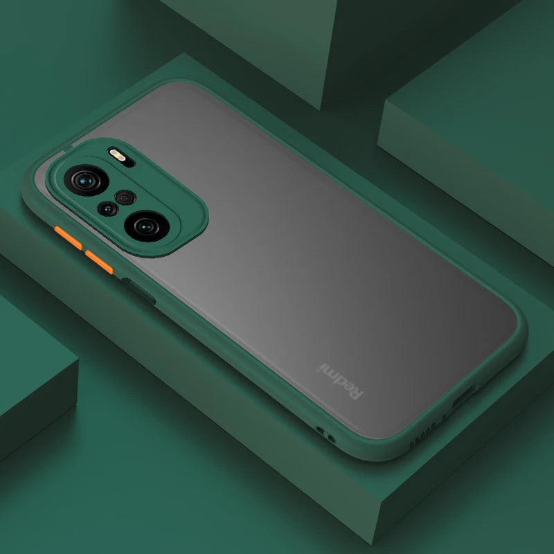 For Xiaomi POCO F3 Case Hard Transparent Matte shockproof Protective Back Cover case for xiaomi Redmi K40 Pro K40Pro phone shell - Caseverse