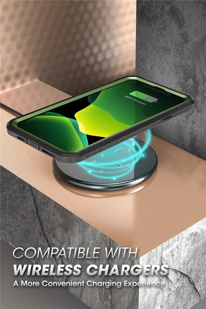 For iPhone 11 Case 6.1" (2019 Release) SUPCASE UB Pro Full-Body Rugged Holster Cover with Built-in Screen Protector & Kickstand - Caseverse