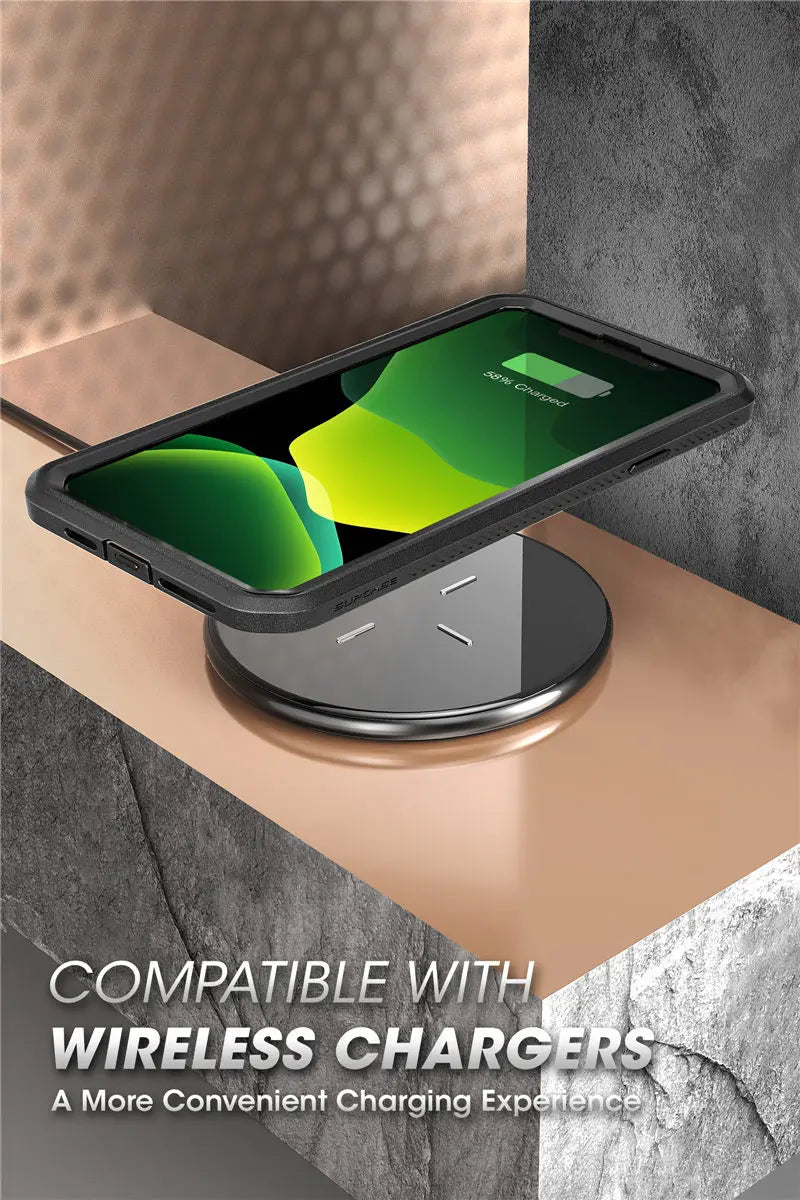 For iPhone 11 Case 6.1" (2019 Release) SUPCASE UB Pro Full-Body Rugged Holster Cover with Built-in Screen Protector & Kickstand - Caseverse