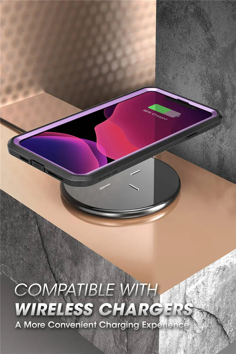 For iPhone 11 Case 6.1" (2019 Release) SUPCASE UB Pro Full-Body Rugged Holster Cover with Built-in Screen Protector & Kickstand - Caseverse