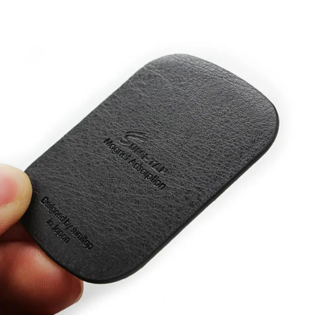 Leather Smart Phone Magnetic Metal Plate Phone Accessories Iron Sheet Disk Sticker Mount Mobile Car Phone Holder Magnet Stand