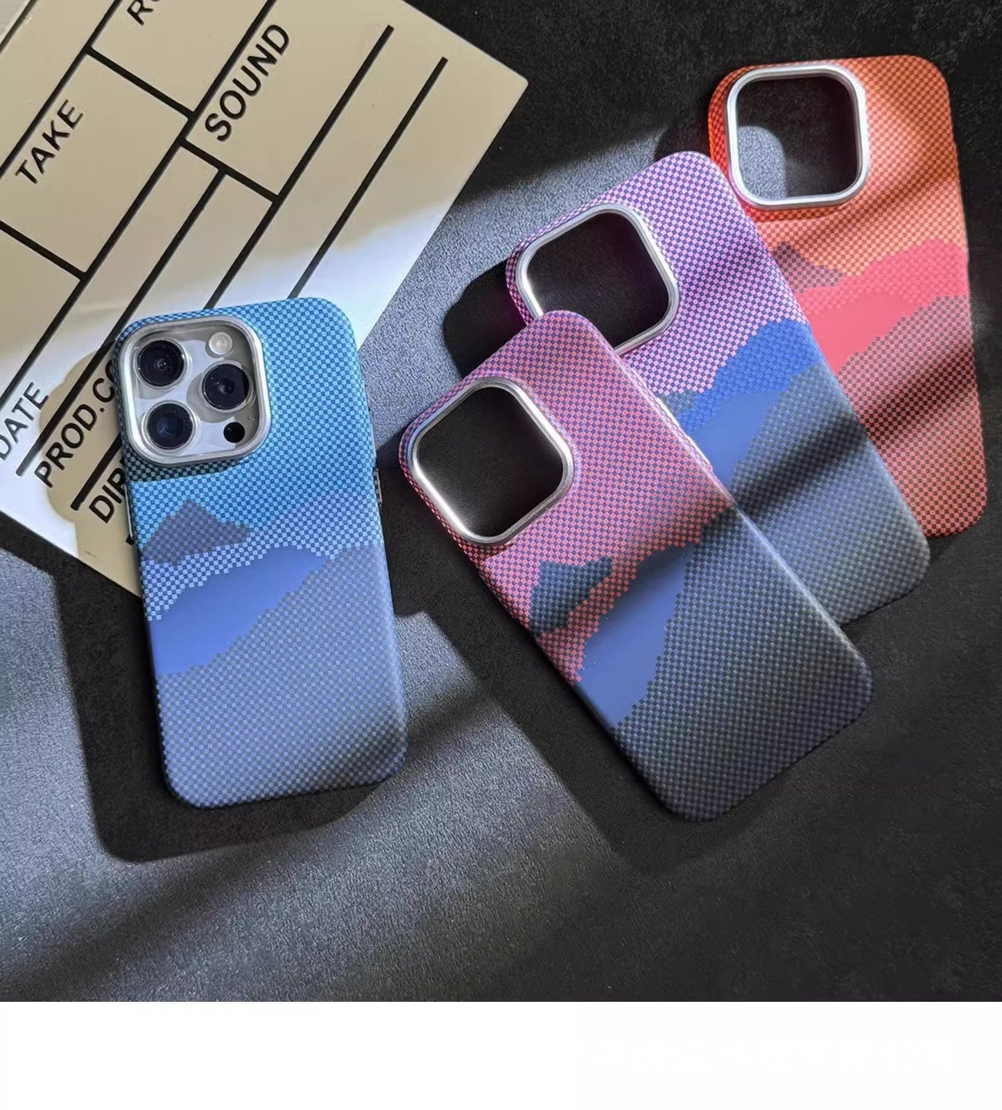 Magnetic Kevlar Carbon Fiber Pattern For iPhone 16Pro 15 Pro Max 14 13 12 Pro Plaid Personalized Phone Case For 12 13 14 Pro Max Caseverse