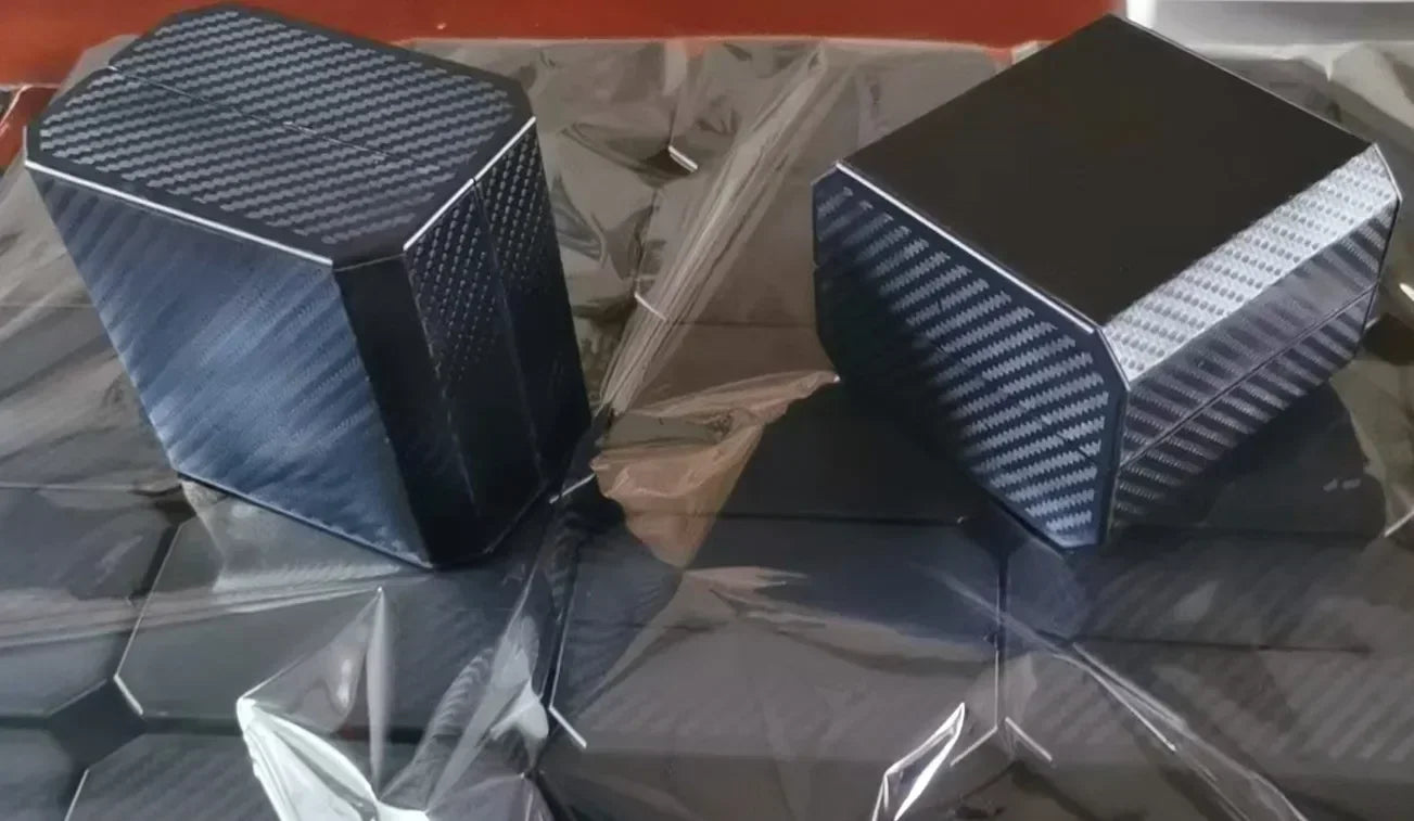 Oval Black Brown Green Single Pillow PU Leather Wristwatch Display Watch Case Organizer for Men Clamshell PU Leather Watch Case