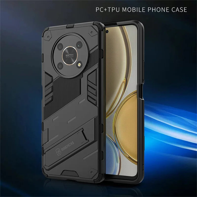 For Honor Magic 4 Lite Case Magnetic Holder Shockproof Armor Phone Cases for Honer Magic4 Lite 5G 4Lite Light 5G Rugged Cover - Caseverse