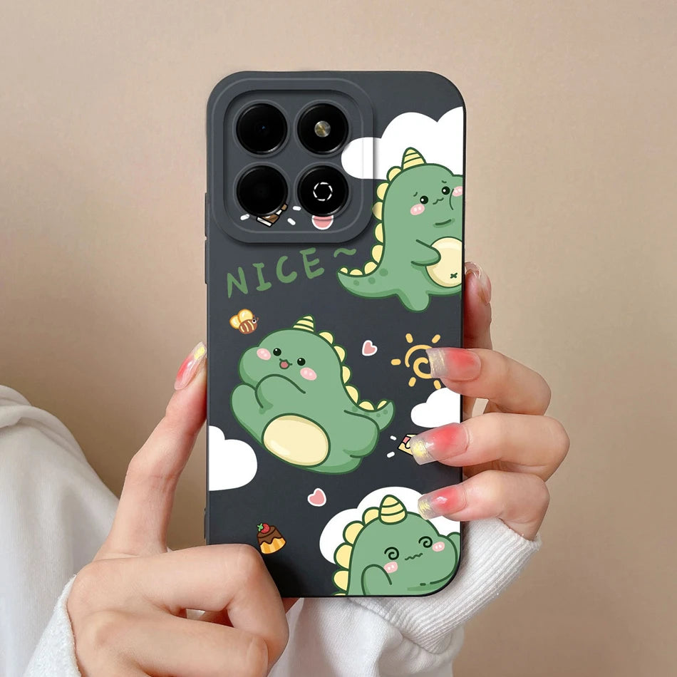Case For Honor X6B Phone Back Cover Cute Avocado Soft Comfortable Liquid Silicone Camera Protection Anti Drop Bumper Capa Funda - Caseverse