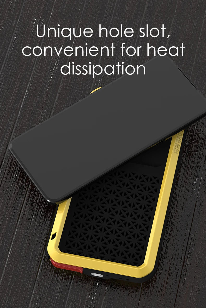 Love Mei Phone Case for  LG V60 Silicone Military Grade Metal Protective Case Shock Proof Dust Proof Cover - Caseverse