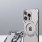 Metal Frameless Magsafe Magnetic Holder Phone Case For iPhone 16 15 14 13 Pro Max 16promax Aluminum Alloy Frame Shockproof Cover Caseverse