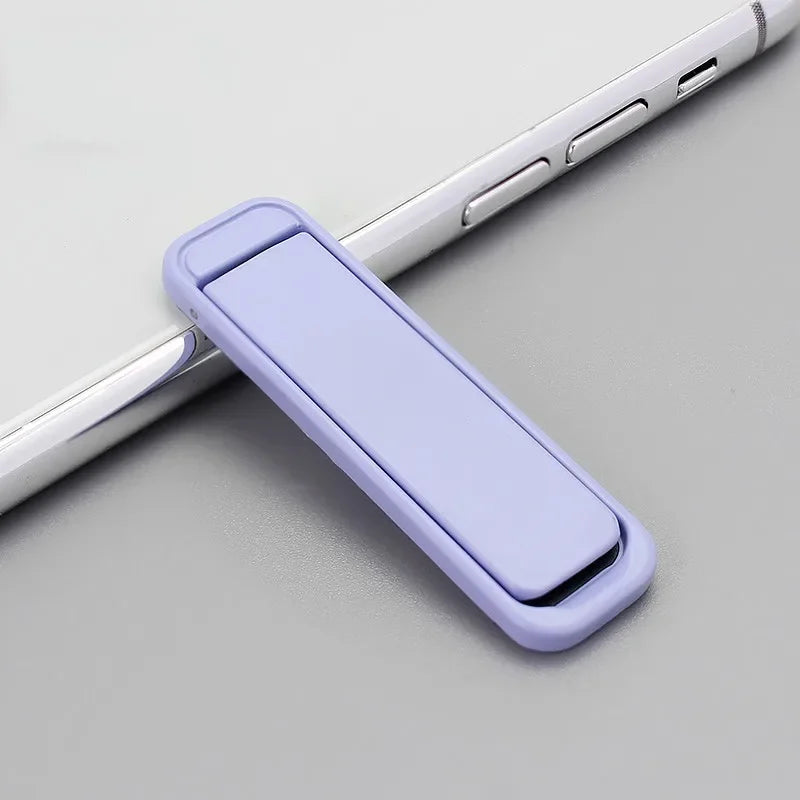 Mobile Phone Colourful Metal  Holder Strip Shape Back Sticker Stand Simple Portable Cellphone Bracket for iPhone 16 15 14 Xiaomi