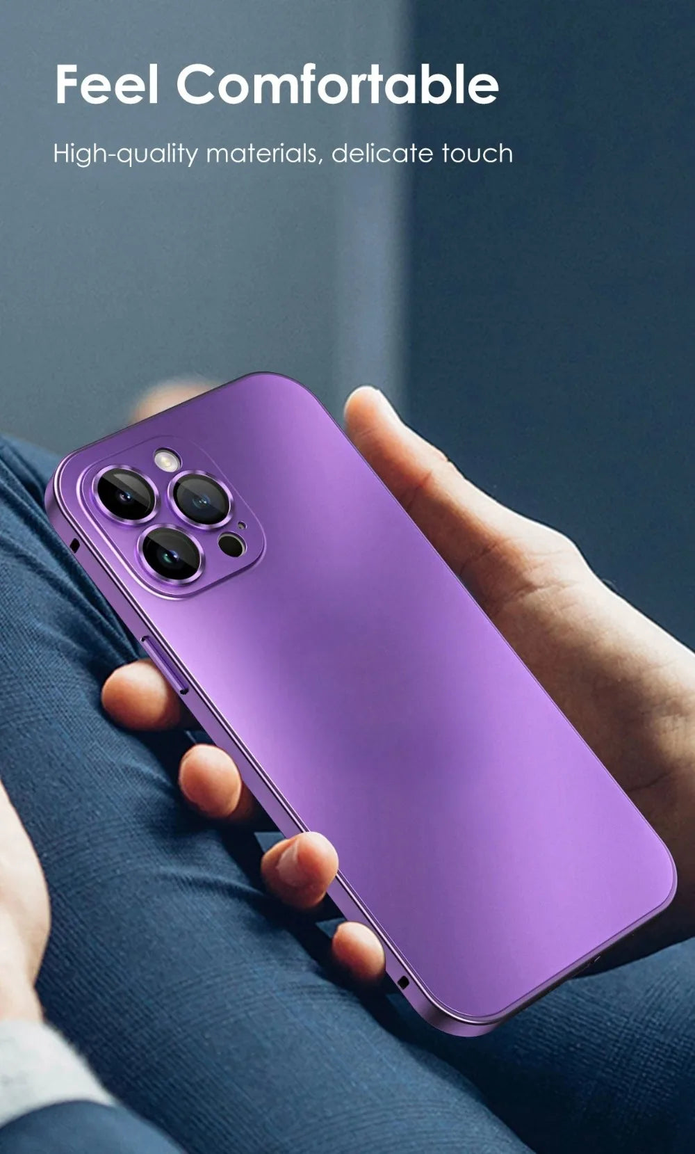 Luxury Aluminum Metal Frame Phone Case For iPhone 16 15 14 13 12 Pro Max Plus Camera Lens Glass Protect Shockproof PC Back Cover Caseverse