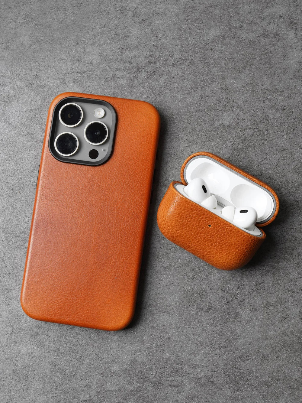 YMW Magnetic Genuine Leather Case for iPhone 16 Pro Max 15 14 Personality Cowhide Magnetic Phone Cover - Caseverse