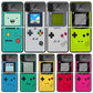 Gameboy Boy Game Phone Case for Samsung Galaxy Z Flip6 5G Flip4 Flip5 Flip3 Black Cover Z Flip 6 5 4 3 PC Shell Coque Galaxy Z F Caseverse