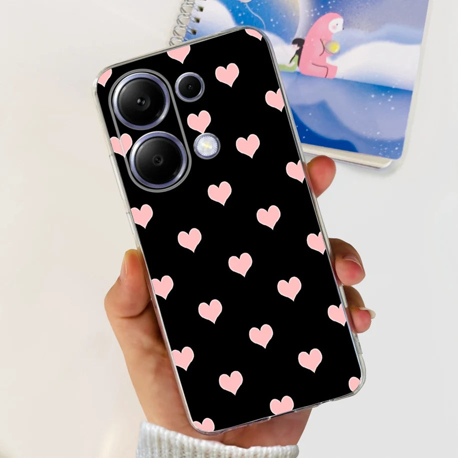 For Xiaomi Poco M6 Pro 2024 Case New Fashion Marble Cartoon Cover Soft Clear Silicone Funda For Xiaomi Poco M6 Pro 4G Phone Case - Caseverse