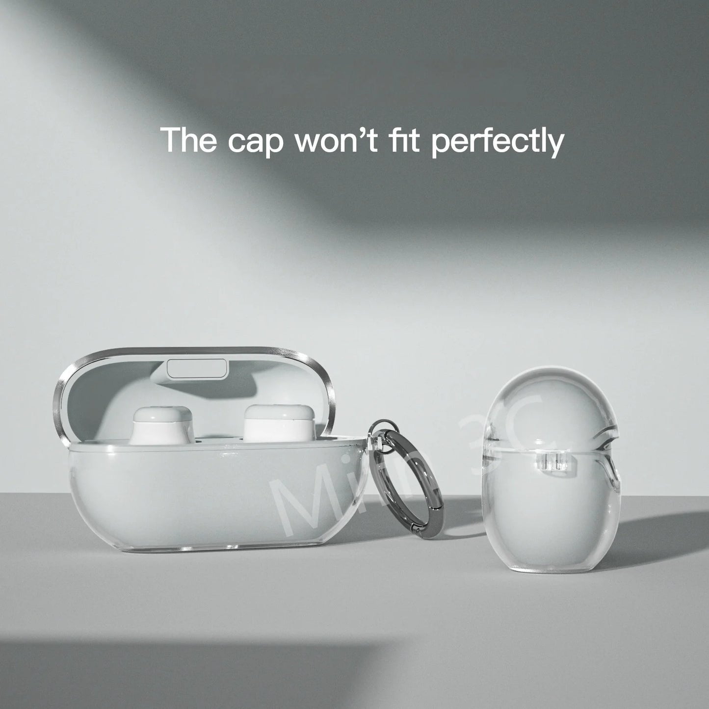 2024 New For Beats solo Buds Earbuds case Soft Transparent Protect Case With keyring Scratch resistant Case for Beats solo Buds