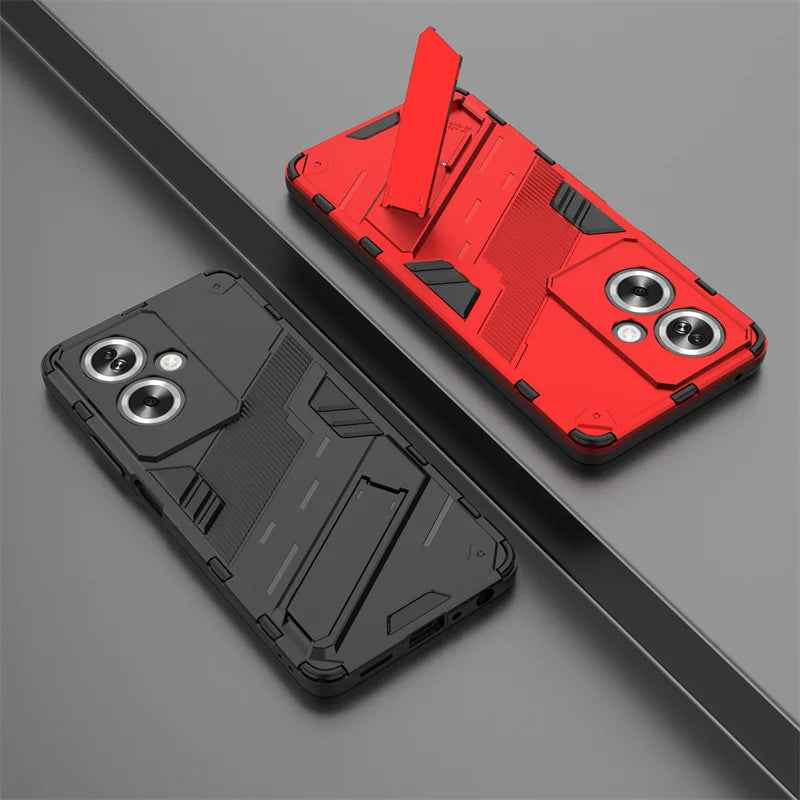 For OPPO A79 5G Case Shockproof Rugged PC Armor Phone Case For OPPO A 79 OPPOA79 5G CPH2553 Car Magnetic Holder Stand Back Cover - Caseverse