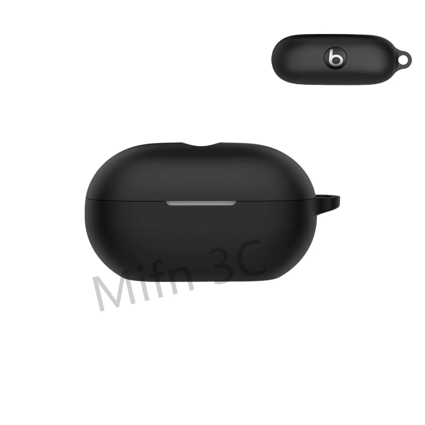 【Logo Visible 】Case for Beats Solo Buds with Keychain Soft Silicone Scratch Resistant Protective Case for Beats Solo Buds 2024 Caseverse