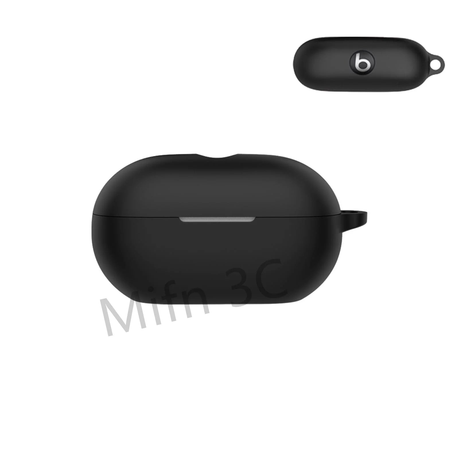 【Logo Visible 】Case for Beats Solo Buds with Keychain Soft Silicone Scratch Resistant Protective Case for Beats Solo Buds 2024 Caseverse