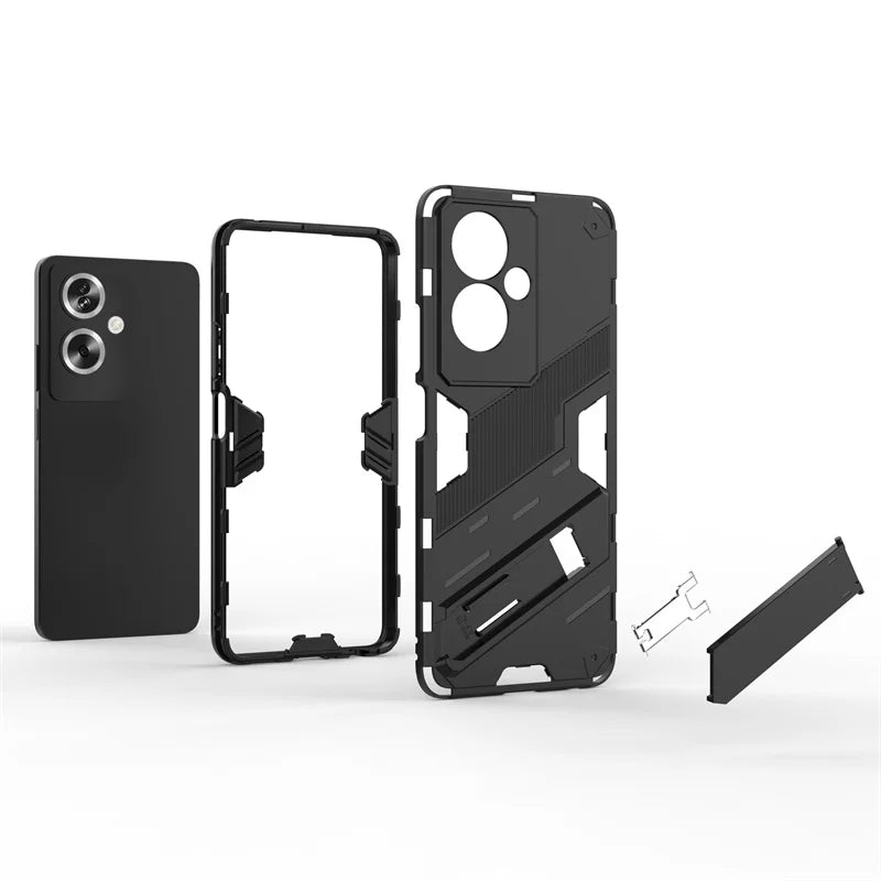 For OPPO A79 5G Case Shockproof Rugged PC Armor Phone Case For OPPO A 79 OPPOA79 5G CPH2553 Car Magnetic Holder Stand Back Cover - Caseverse
