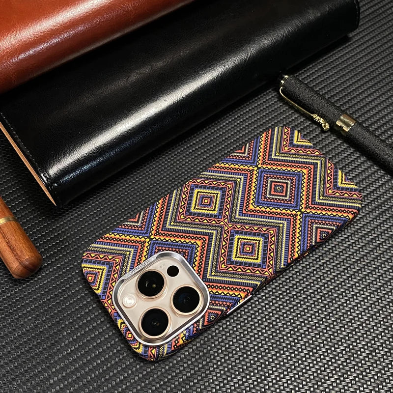 Ultrathin Metal Lens Magsafe Phone Case for iphone 16 pro max 15 Pro 14 Carbon Fiber Texture Matte Wireless Charge Hard PC Cover Caseverse