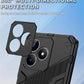 For Realmi C53 4G Case Shockproof Rugged Armor Phone Case For Realme C53 C 53 4G RMX3760 6.74" Magnetic Holder Stand Back Cover - Caseverse