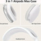 3 in 1 Soft Silicone Skin Protector Headphones Case For Airpods Max Cases Anti Scratch Shockproof Earphone Cover Accessories Caseverse