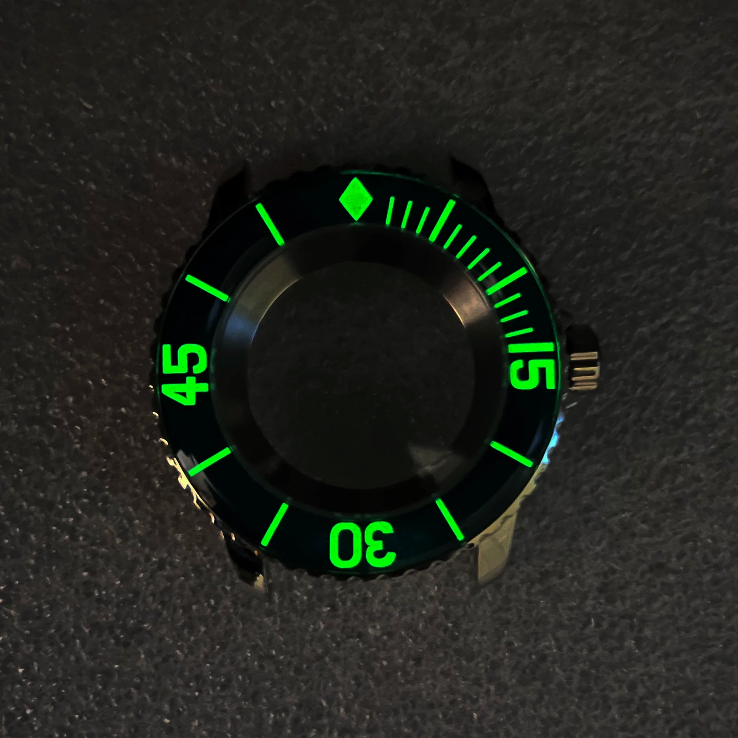 45mm Watch Case 10ATM Waterproof Stainless Steel for Fifty Fathoms Watch Case fit NH35 Movement NH35 Stainless Steel Case