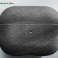 Italian Suede Leather Case For Airpods Pro 2 Luxury Artificial Leather All Inclusive Case For Airpods 4 3 Case Wireless Charge Caseverse