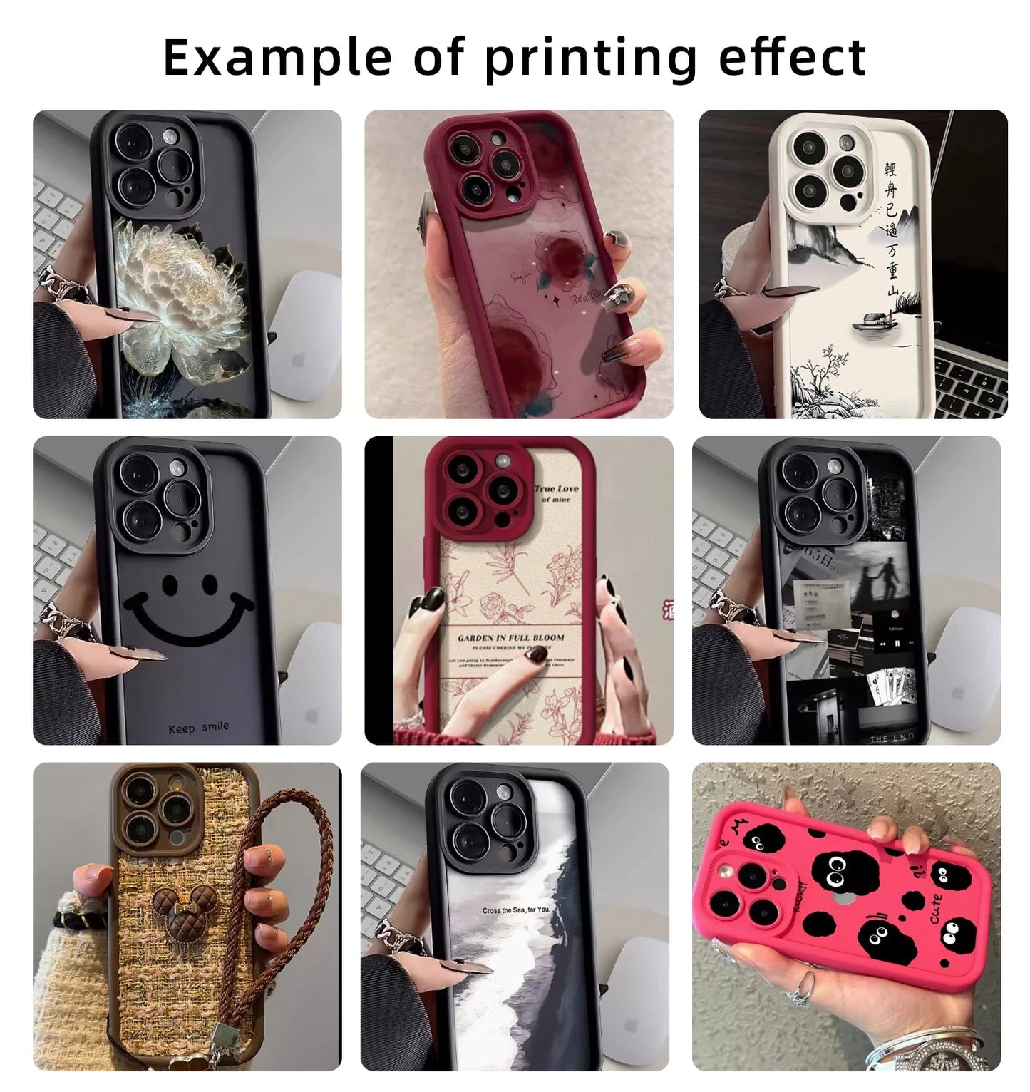 Customized Silicone Anti-fall Phone Case for iPhone 15 14 13 12 Pro Max Plus Phone Cover Personalized Design DIY Photo Caseverse