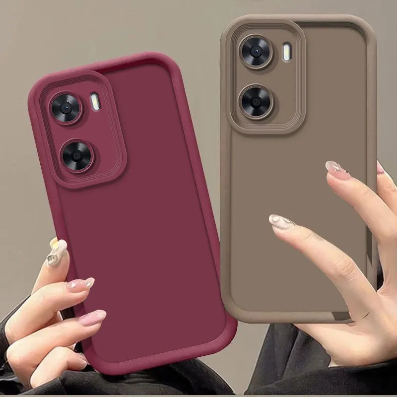 For OPPO A57S A57E A54 A53S Case Full Package Matte Anti Drop Soft Silicone Back Cover For OPPO A38 A36 A32 Bumper Phone Case - Caseverse