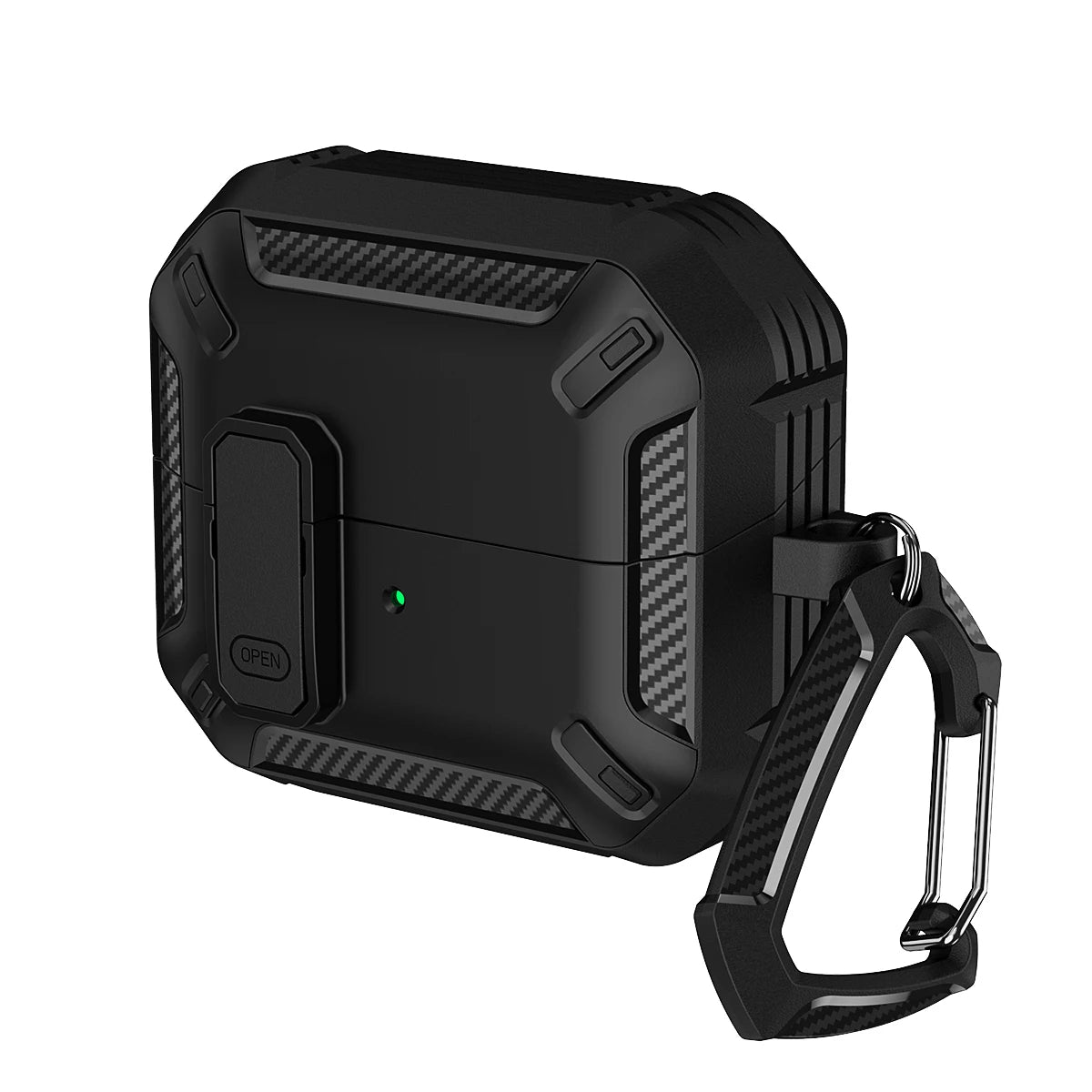 Newest carbon fibre switch earphone cover for Men For Samsung Galaxy Buds 3/Buds3 Pro Buzz 3 Pro Earbuds Case with cleaning kit Caseverse