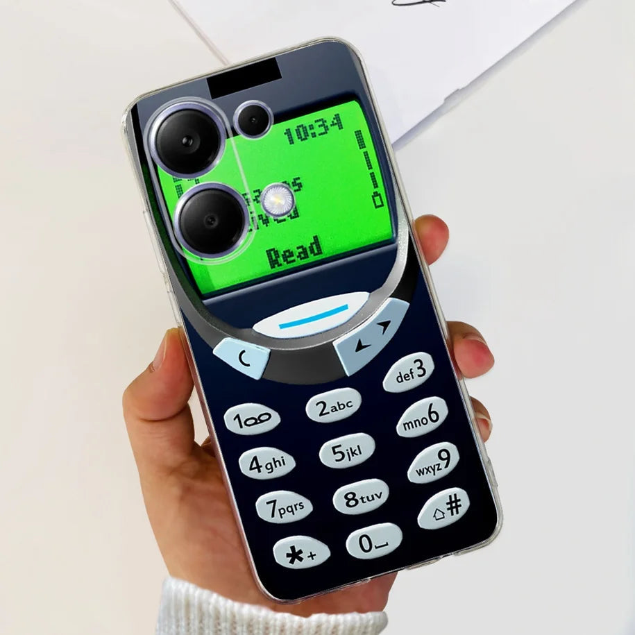 For Xiaomi Poco M6 Pro 2024 Case New Fashion Marble Cartoon Cover Soft Clear Silicone Funda For Xiaomi Poco M6 Pro 4G Phone Case Caseverse