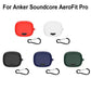 Anti-drop Earbuds Protective Case Washable Dustproof Wireless Earphone Shell Silicone for Anker Soundcore AeroFit Pro Caseverse