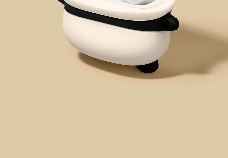 Cute Lying Panda Headphone Case For AirPods 4 (2024) Airpod Pro 1 2 3 Bluetooth Earbuds Charging Box Protective Earphone Cover Caseverse