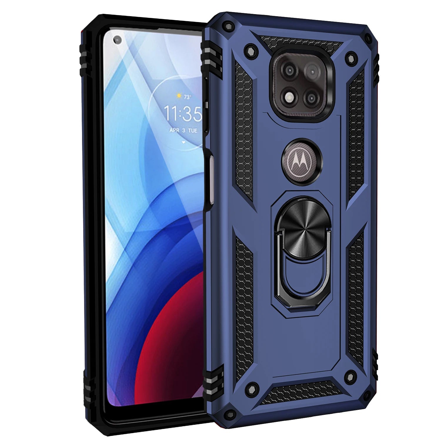 for Moto G Power Case for Phone Moto G Power 2021 Case Shockproof Armor Rugged Military Protective Car Holder Magnetic Cover - Caseverse