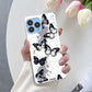 For Cubot P80 Case 2023 Luxury Phone Case For Cubot P80 6.58" Marble Butterfly Flower Clear Soft Silicone TPU Protective Cover - Caseverse