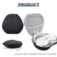 Suitable for AirPods Max hard case supports sleep mode travel portable bag wireless earphone protective case storage box Caseverse