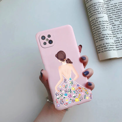 Case For OPPO Reno4 Z 5G Phone Case Cute Flower Cartoon Silicone Soft Back Fundas Cover For OPPO Reno 4Z CPH2065 Reno4Z 5G Coque - Caseverse