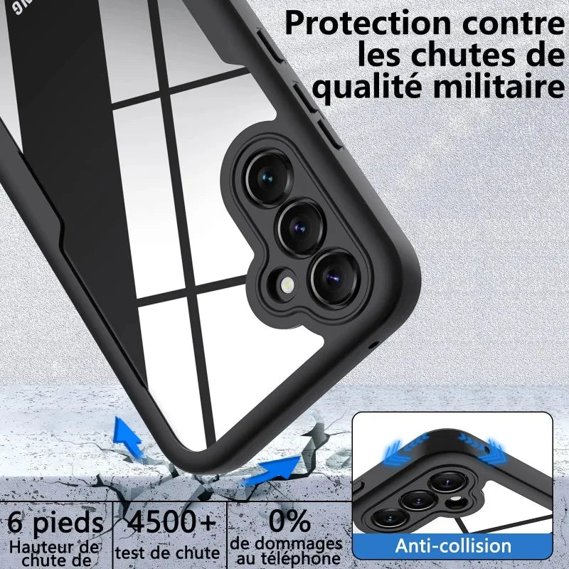 Case For Xiaomi Mi 14T Pro M 14 T P 13T 13 Redmi 14C 13C Mi14T 360 Shockproof Built in Screen Protector Plastic TPU Clear Cover - Caseverse