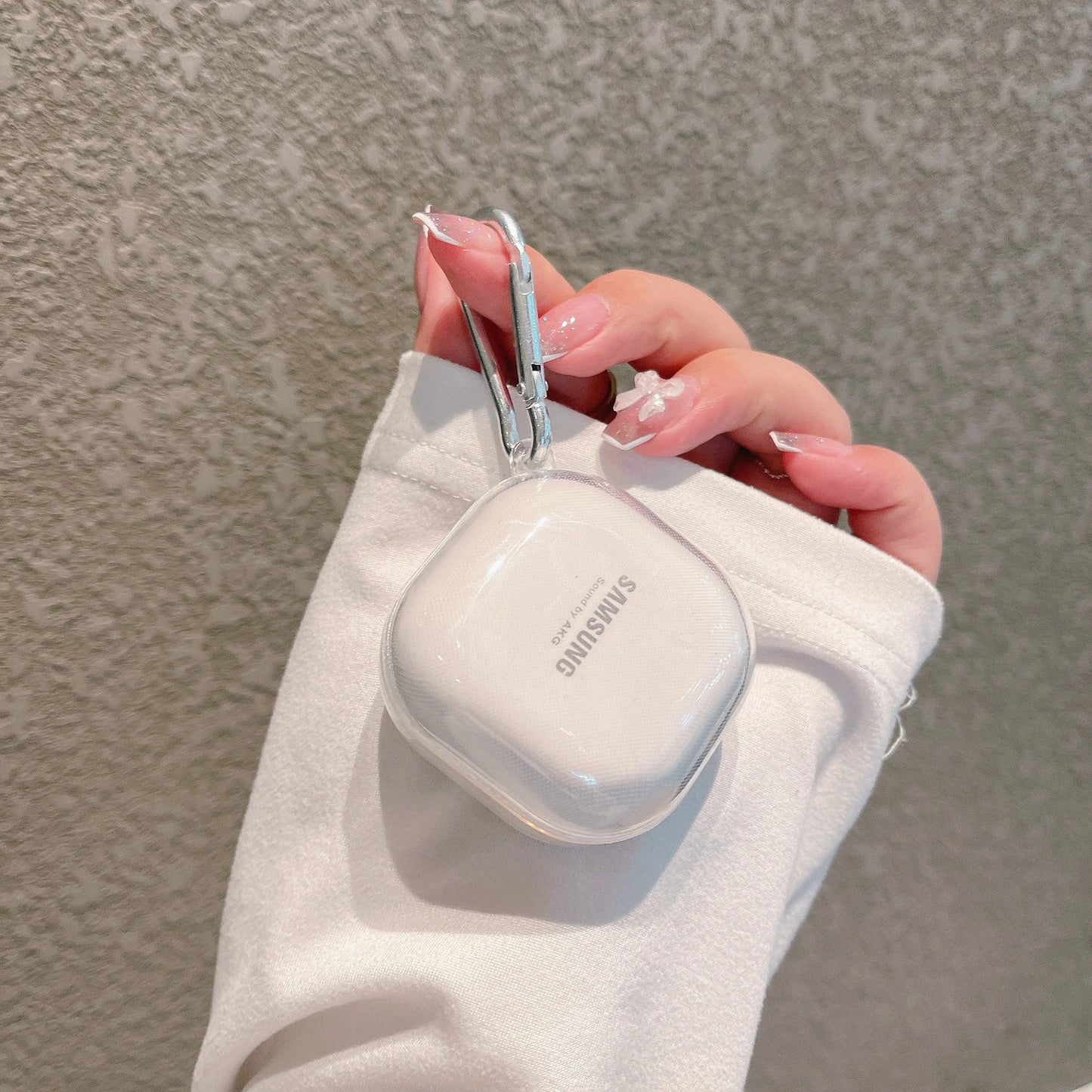 For Samsung Galaxy Buds Live 2 Pro 2 FE Case Simple and transparent TPU Earphone Case Accessories Cover Caseverse