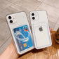 Clear Phone Case For iPhone 11 12 13 14 Pro Case for iphone X XS Max XR 7 8 Plus SE Cases Cover Soft Silicone Wallet Card Holder - Caseverse