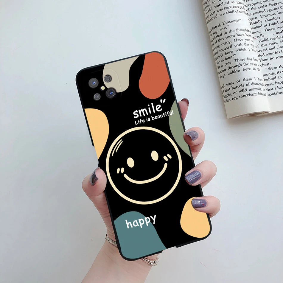 Case For OPPO Reno4 Z 5G Phone Case Cute Flower Cartoon Silicone Soft Back Fundas Cover For OPPO Reno 4Z CPH2065 Reno4Z 5G Coque - Caseverse