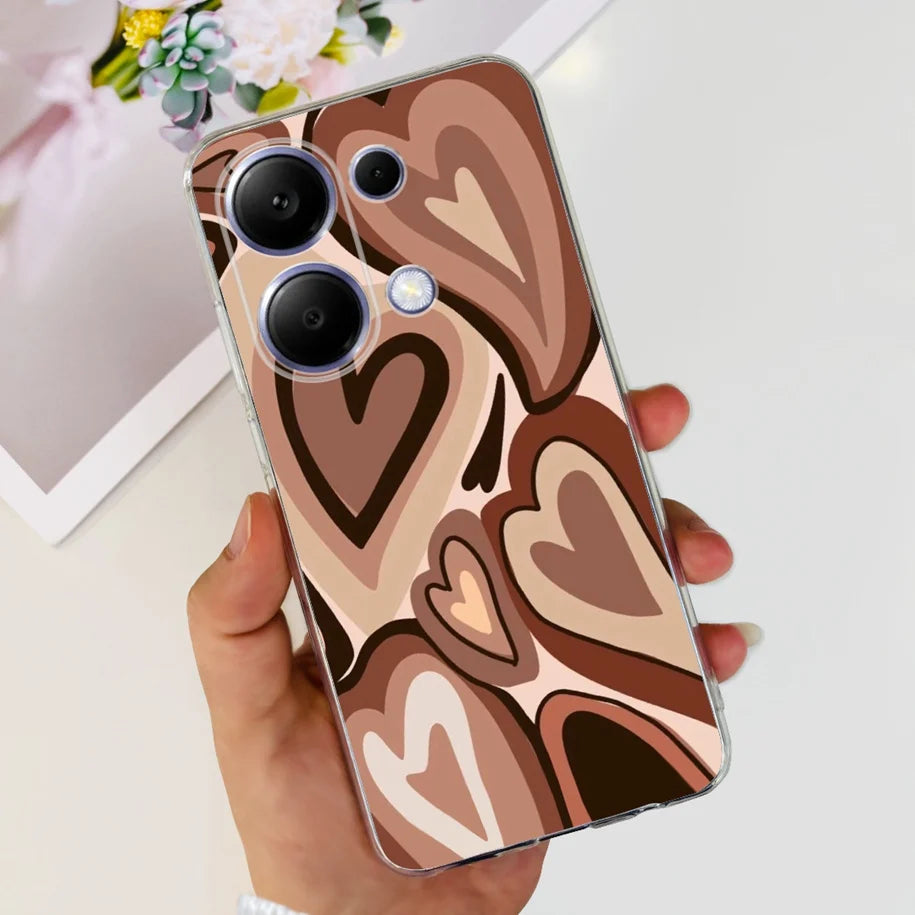 For Xiaomi Poco M6 Pro 2024 Case New Fashion Marble Cartoon Cover Soft Clear Silicone Funda For Xiaomi Poco M6 Pro 4G Phone Case Caseverse