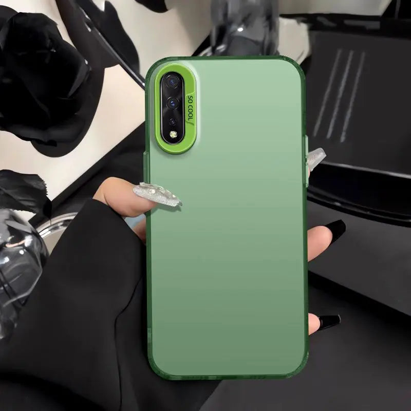 ForHuawei Y9s Case Huawei P smart Pro 2019 Phone Cover STK-L21 STK-LX3 STK-L22 Cases Luxury Metallic Aurora Skin Matte Cover - Caseverse