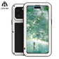 Original LOVE MEI Metal Armor For iphone 16 Pro Max Case 15 Plus 14 Military Grade Silicone Shockproof Cover Built-in Protector - Caseverse