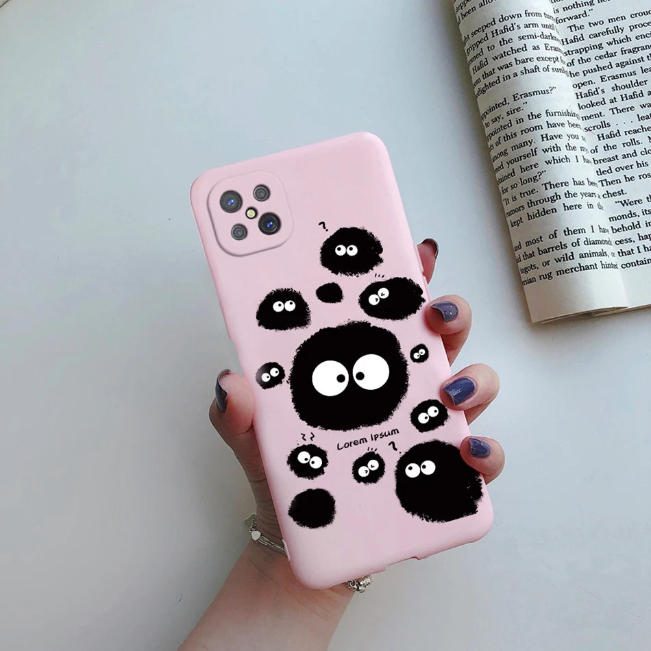 Case For OPPO Reno4 Z 5G Phone Case Cute Flower Cartoon Silicone Soft Back Fundas Cover For OPPO Reno 4Z CPH2065 Reno4Z 5G Coque - Caseverse
