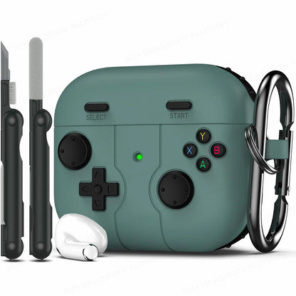 for AirPods 3rd generation charging case With cleaning kits for apple airpods airpod 3 silicone case 3D Game controller Caseverse