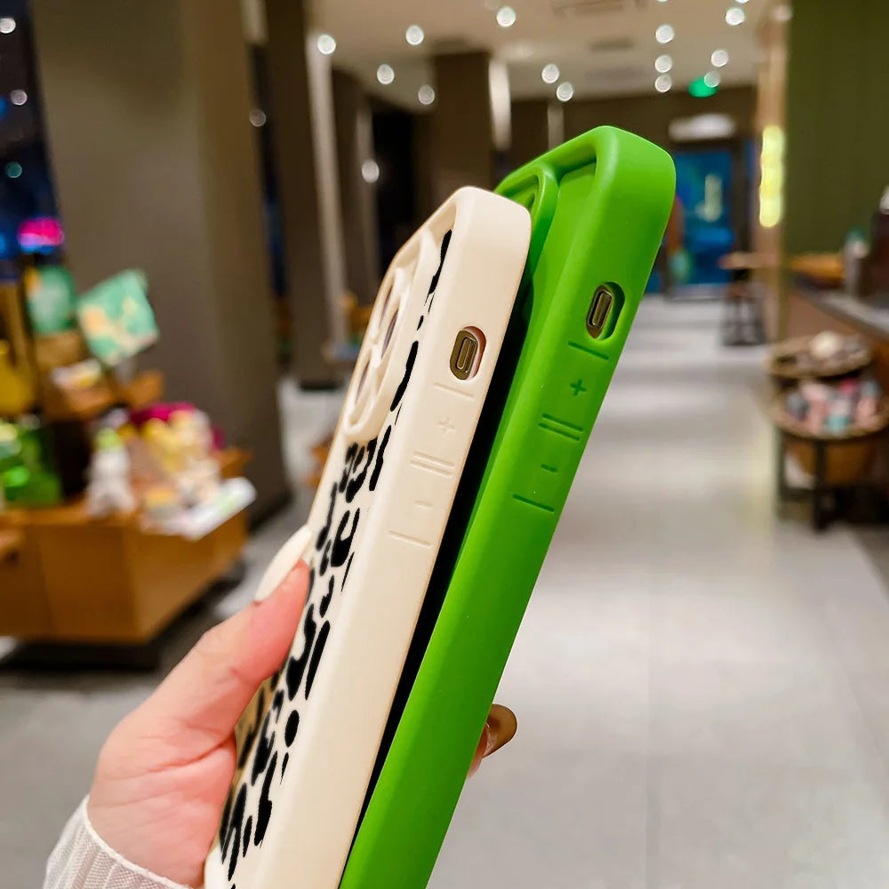 Leopard Print Phone Case For iPhone 11 Cases Iphone 16 Pro Max 13 14 15 12 7 8 Plus XS X SE 16promax 16pro Silicon Fundas Cover - Caseverse