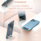 Metal Folding Phone Holder Alloy Invisible Back Stick Phone Desktop Holder Portable Mobile Support Phone Stand for iPhone Xiaomi - Caseverse