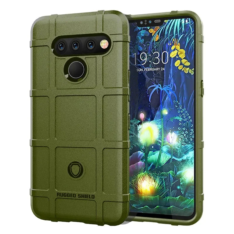 Rugged Shield Shockproof Phone Case For LG V50 V50S G8X V60 G8 G8S ThinQ Soft TPU Silicone Protective Back Cover Fundas - Caseverse