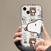 For iPhone 13 12 mini 11 14 15 Pro Max 7 8 Plus X XR XS SE 2020 Lucky Snoopy Phone Case Transparent Cover - Caseverse